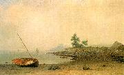 Martin Johnson Heade The Stranded Boat oil painting reproduction